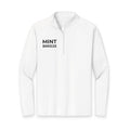MINT BREEZE Men's Sport-Wick® Stretch Quarter-Zip Pullover (Embroidery)