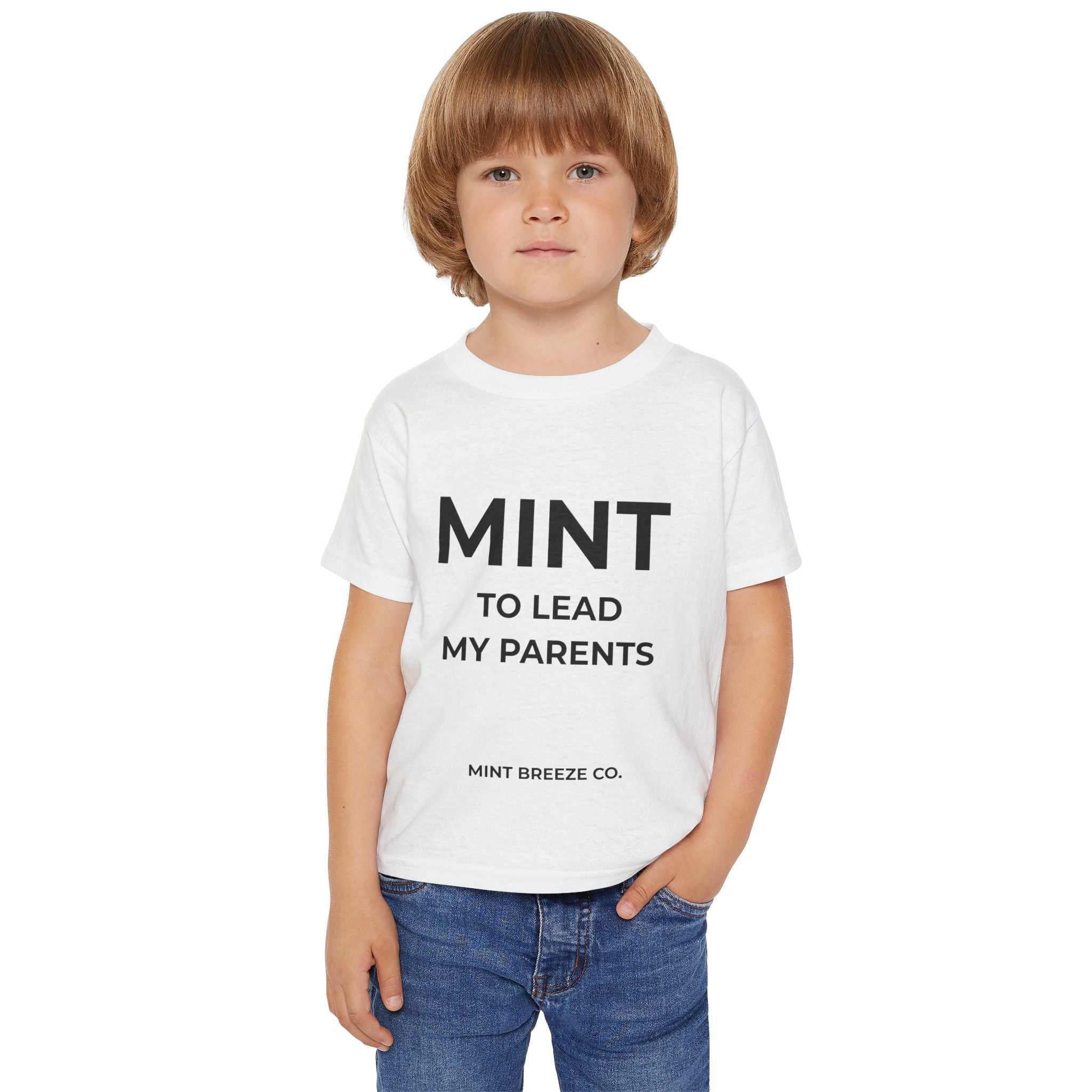 MINT TO LEAD MY PARENTS Heavy Cotton™ Toddler T-shirt