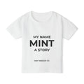 MY NAME MINT A STORY Heavy Cotton™ Toddler T-shirt