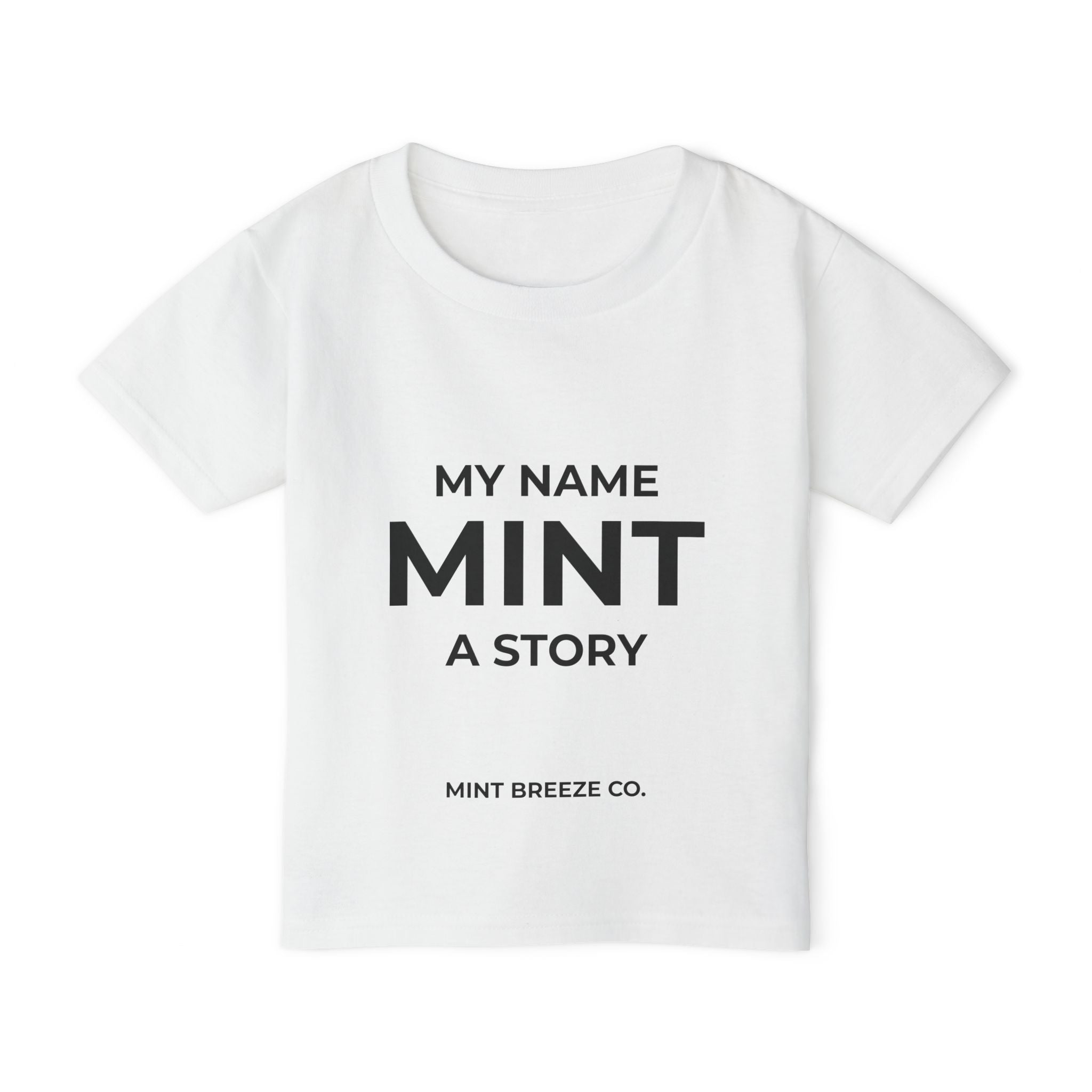 MY NAME MINT A STORY Heavy Cotton™ Toddler T-shirt
